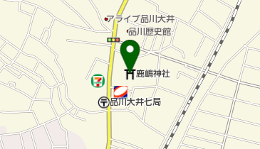鹿嶋神社の地図画像