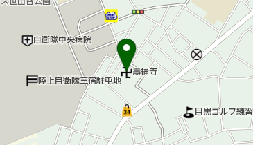 壽福寺の地図画像