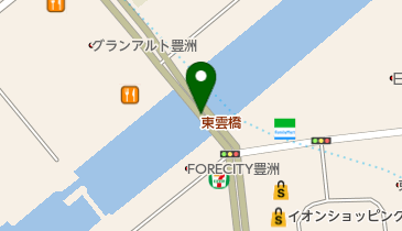 東雲橋の地図画像