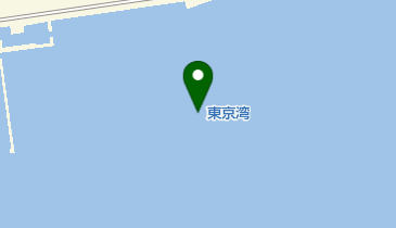 東京湾の地図画像