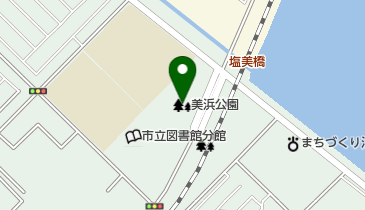 美浜公園の地図画像