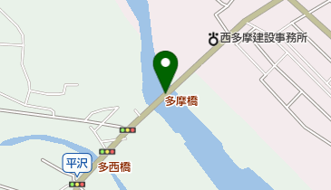 多摩橋の地図画像