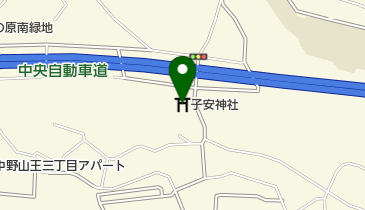 子安神社の地図画像