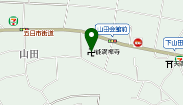 能満襌寺の地図画像