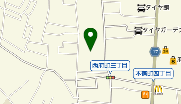 西原公園の地図画像