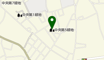 中央第5緑地の地図画像