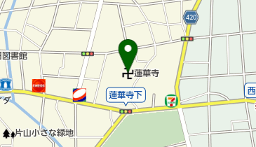 蓮華寺の地図画像