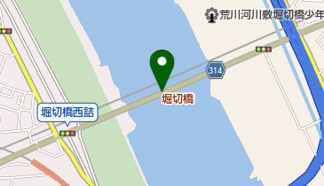 堀切橋の地図画像