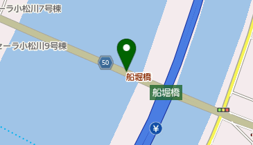 船堀橋の地図画像