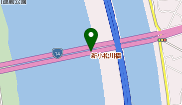 新小松川橋の地図画像