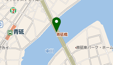 青砥橋の地図画像