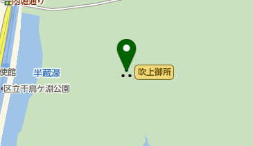 吹上御所の地図画像