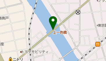 上一色橋の地図画像