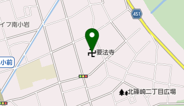 要法寺の地図画像