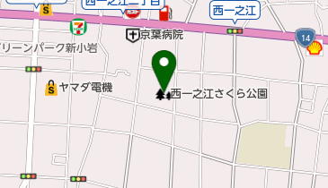 一丁目広場の地図画像