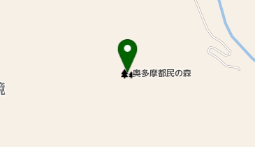 奥多摩都民の森の地図画像