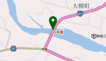 万年橋の地図画像