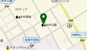 水木公園の地図画像