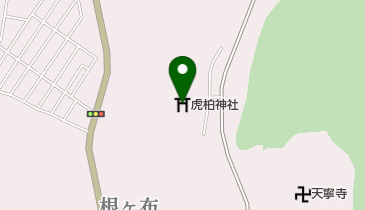 虎柏神社の地図画像