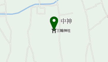 三輪神社の地図画像