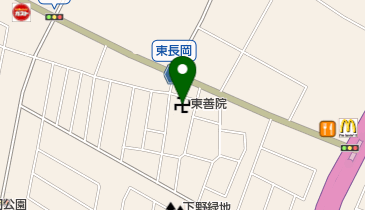 東善院の地図画像