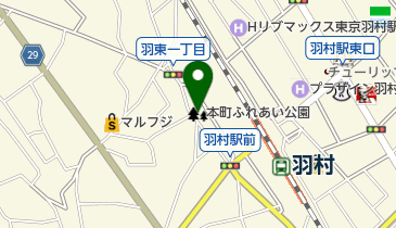 本町ふれあい公園の地図画像