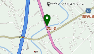 霞川橋の地図画像