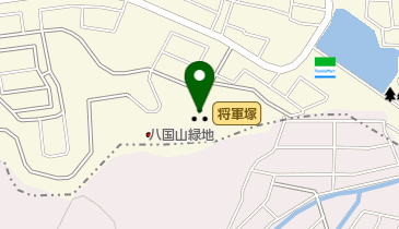 将軍塚の地図画像