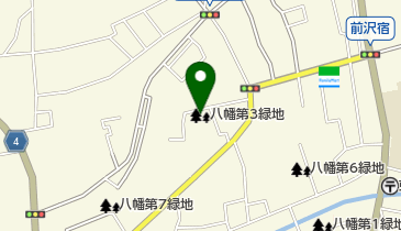 八幡第3緑地の地図画像