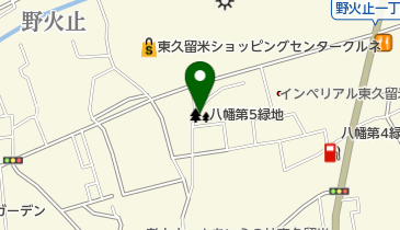 八幡第5緑地の地図画像