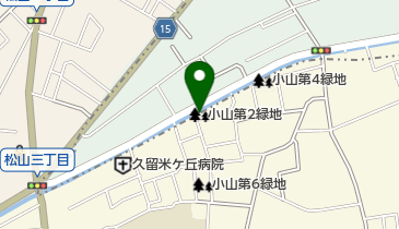 小山第2緑地の地図画像