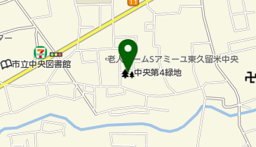 中央第4緑地の地図画像