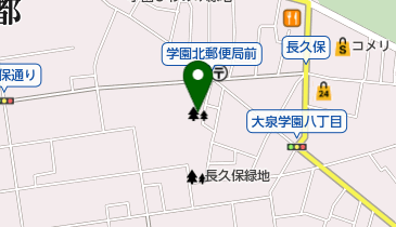 西長久保緑地の地図画像