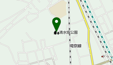 清水坂公園の地図画像