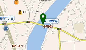 中川橋の地図画像