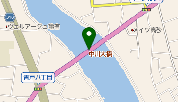 中川大橋の地図画像