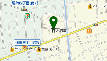 天満宮の地図画像