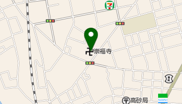 崇福寺の地図画像