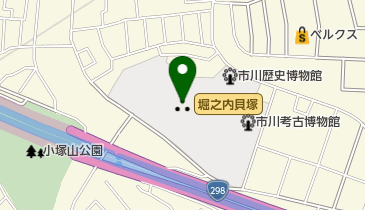 堀之内貝塚の地図画像