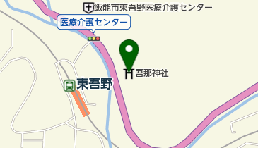 吾那神社の地図画像