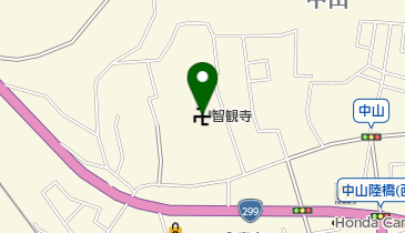 智観寺の地図画像