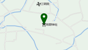 熊野神社の地図画像