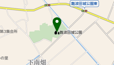 難波田城公園の地図画像