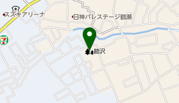 節沢の地図画像