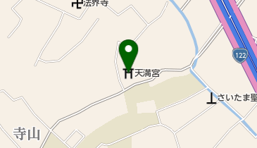 天満宮の地図画像
