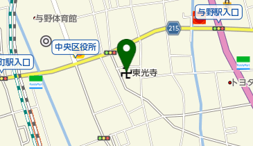 東光寺の地図画像
