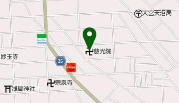 慈光院の地図画像