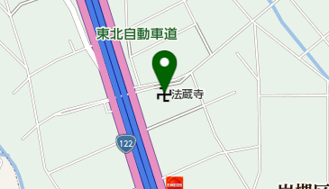 法蔵寺の地図画像