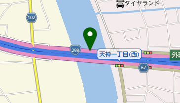 潮郷橋の地図画像