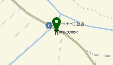 香取大神宮の地図画像